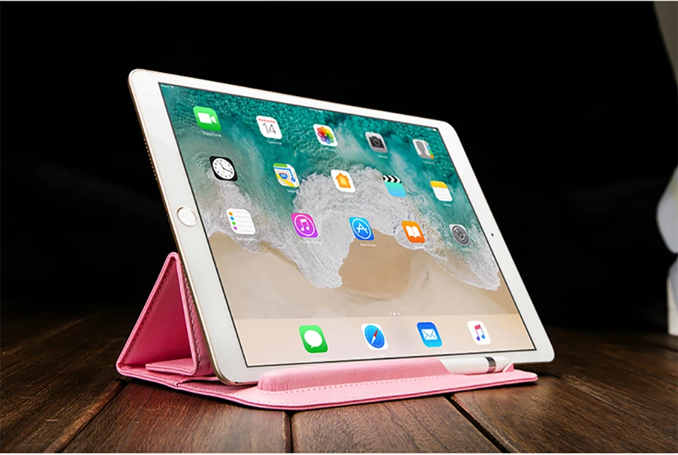 Роскошный микрофибровый чехол с рукавом для iPad Pro 10,5 чехол Роскошный чехол-книжка Сумка-карандаш держатель Слот для iPad Pro 10,5