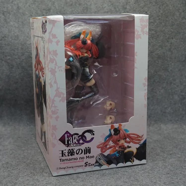 Аниме Фигурка 21 см Fate Extra CCC Caster Tamamo no Mae 1/7 Масштаб Сексуальная окрашенная ПВХ