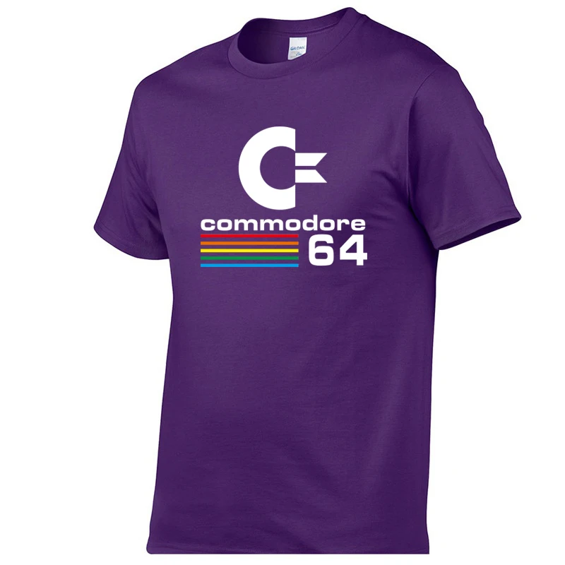 2019 летние Commodore 64 Футболки C64 SID Amiga Ретро 8 bit ультра классный дизайн футболки