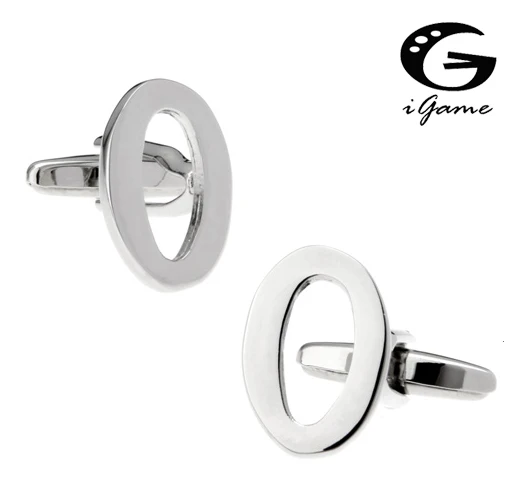 Запонки iGame с арабскими цифрами качественный латунный материал символ номера 0
