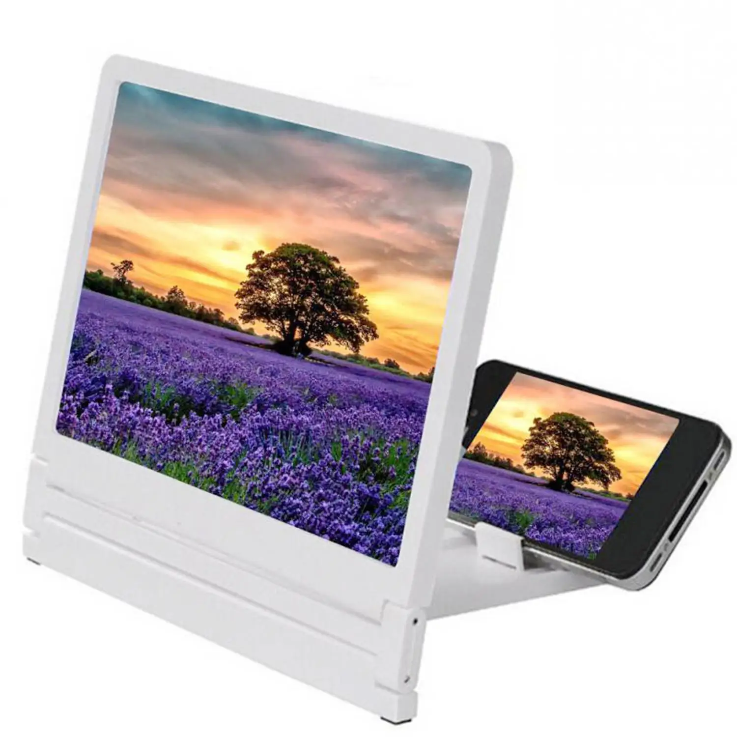 3D увеличенный мобильный увеличитель для экрана телефона Подставка мобильных