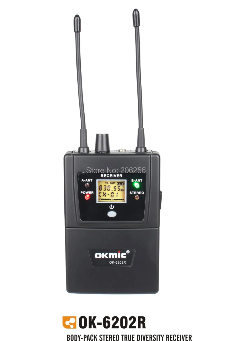 Новая беспроводная внутриканальная система монитора OKMIC 003UT 6202R на 4 человека для