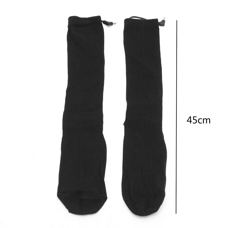 Новинка 1 пара носки с подогревом электрическим аккумулятором Теплая Лыжная