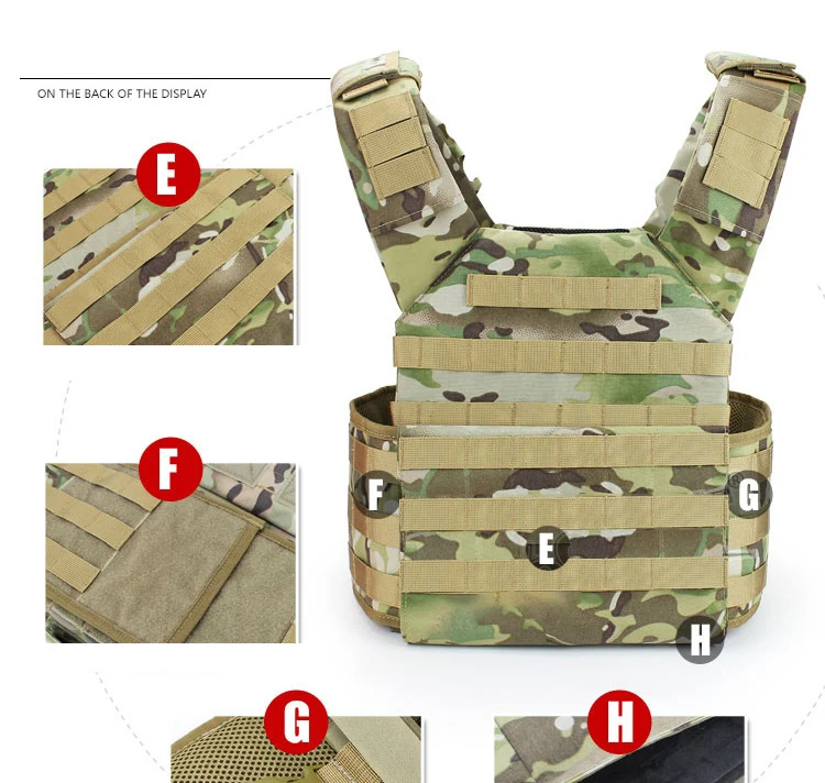 Открытый JPC Улучшенный тактический Molle жилет защитная пластина Перевозчик Мультикам боевой жилет для стрельбы Игры Жилет