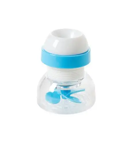 SKY BLUE 360 градусов домашняя вращающаяся водная Bubbler поворотная головка водосберегающий кран сопло аэратора кран адаптер с активированным углем - Цвет: SKY BLUE