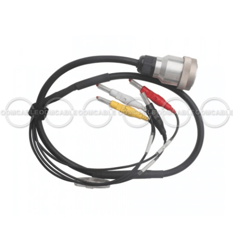 4 pin cable MB Star мультиплексор Xentry DAS с 16 pin OBD II+ 14 PIN грузовик+ RS232-485 кабель для MB c3 Авто Грузовик диагностический сканер - Цвет: 4 pin cable