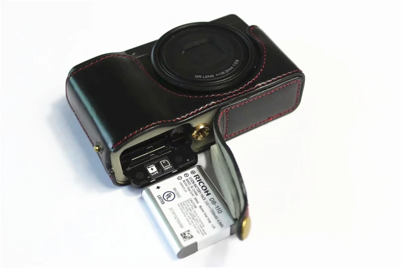 Чехол из искусственной кожи Половина корпуса чехол camere сумка для Ricoh GRIII GR3 GR 3 с