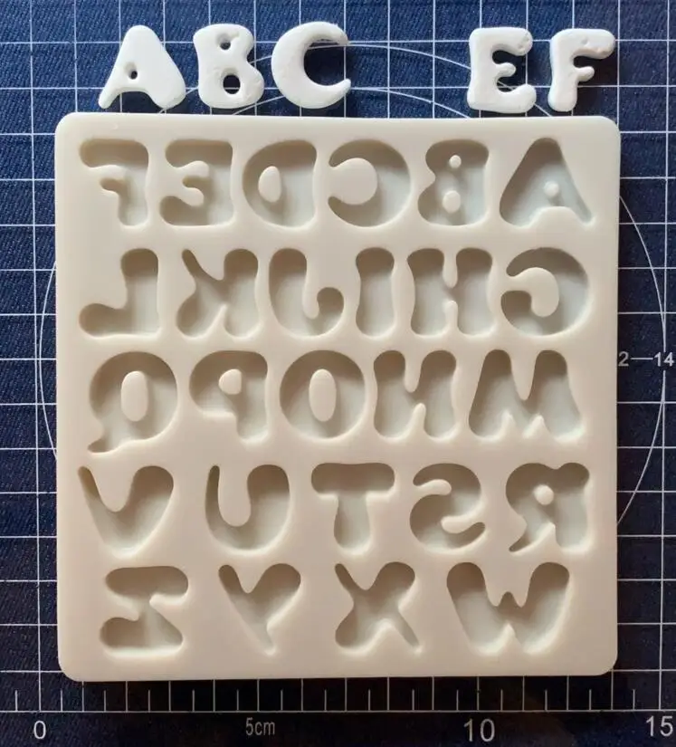Силиконовая форма Groovy Uppercase Алфавит силиконовая для сахарного ремесла помадка