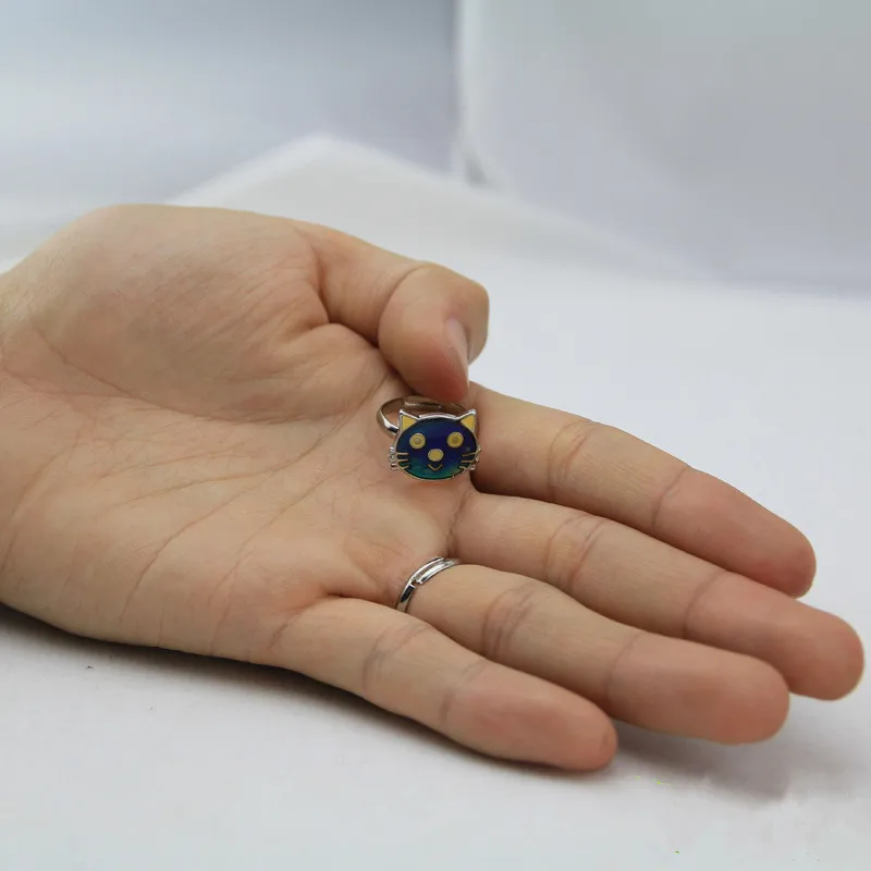 Регулируемое женское кольцо с котом для вечеринок | Украшения и аксессуары
