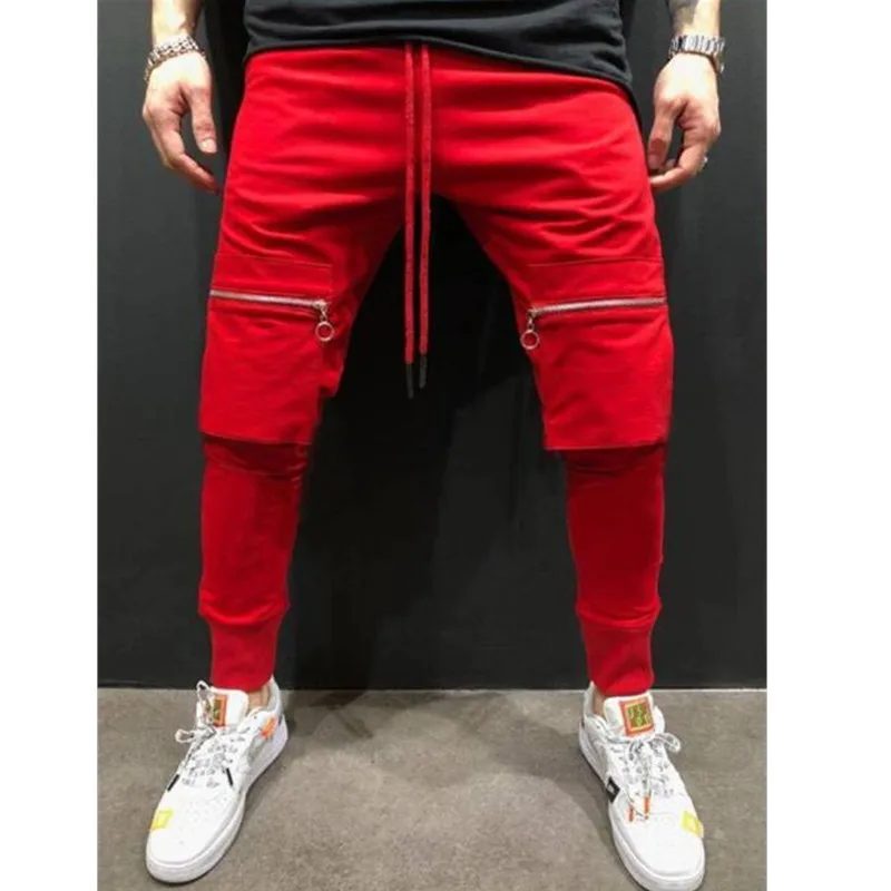 2019 Мужская модная повседневная одежда мужские хлопковые штаны для бега