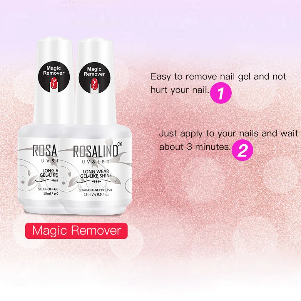 15 мл Гель лак для удаления лопнувшей магии ногтей средство обезжиривания основа