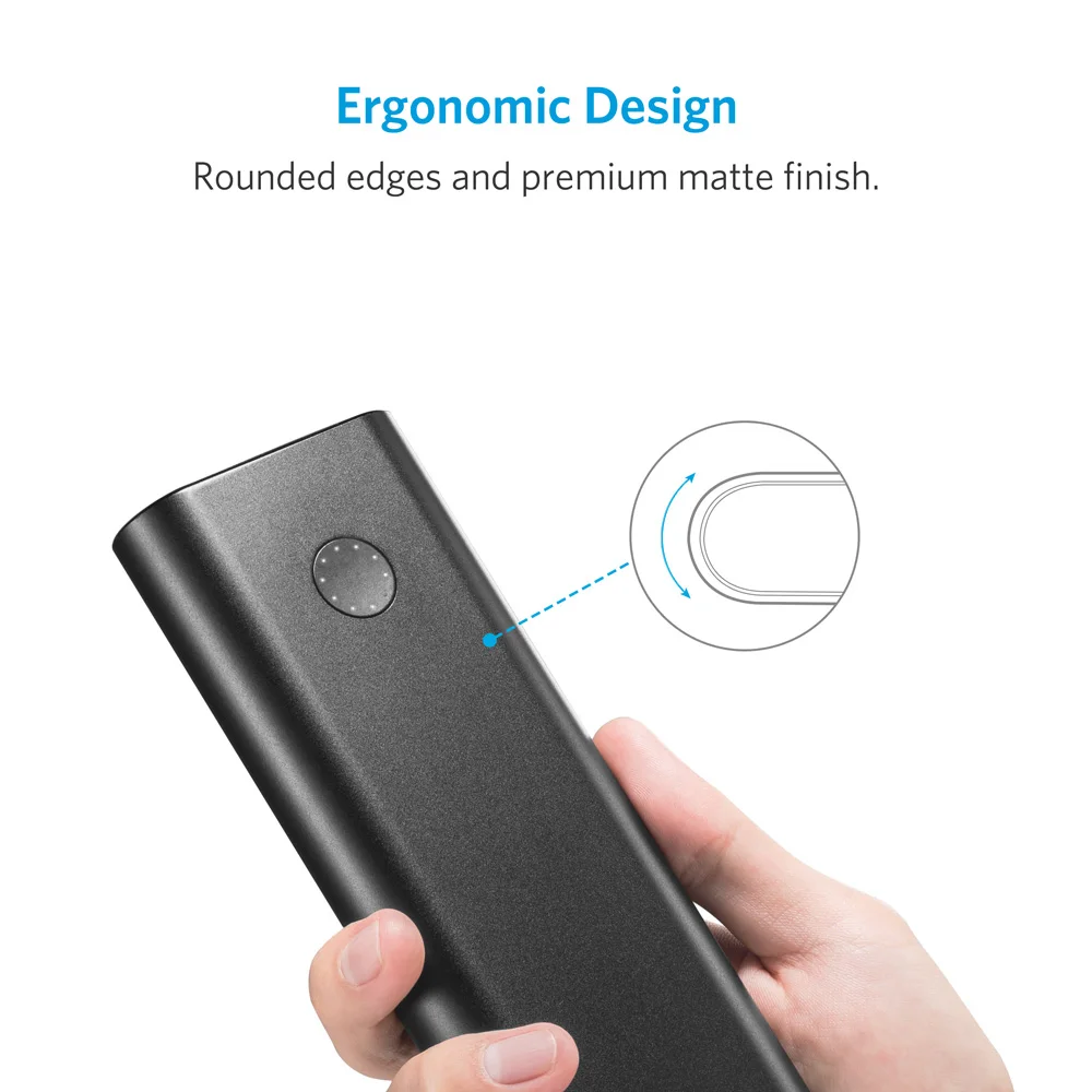 Anker PowerCore + 20100 мАч USB C ультра высокая емкость портативное зарядное устройство