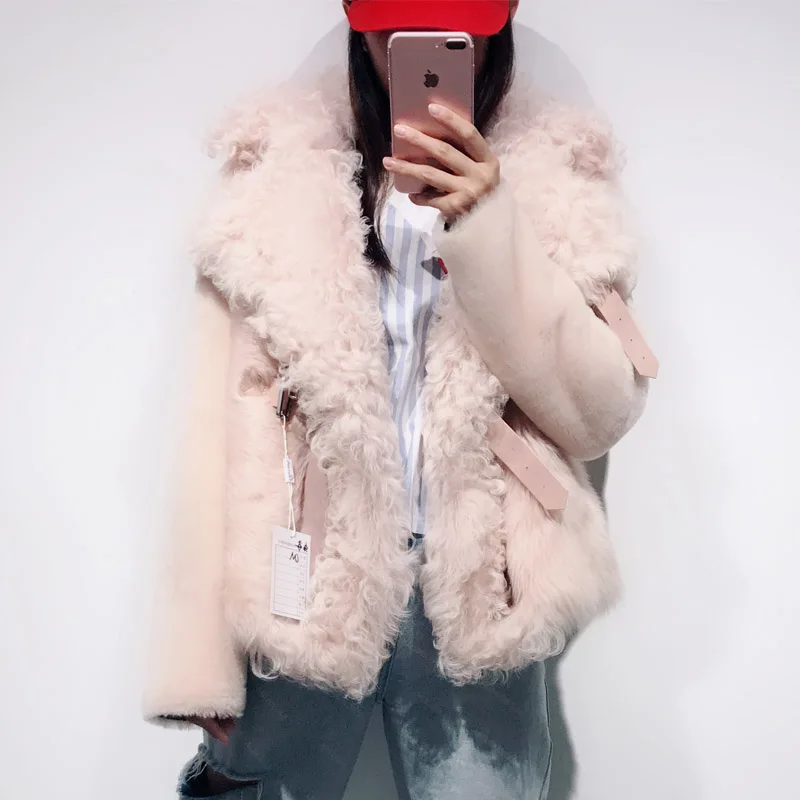 Женская замшевая куртка из натуральной овечьей кожи|Кожаные куртки| |