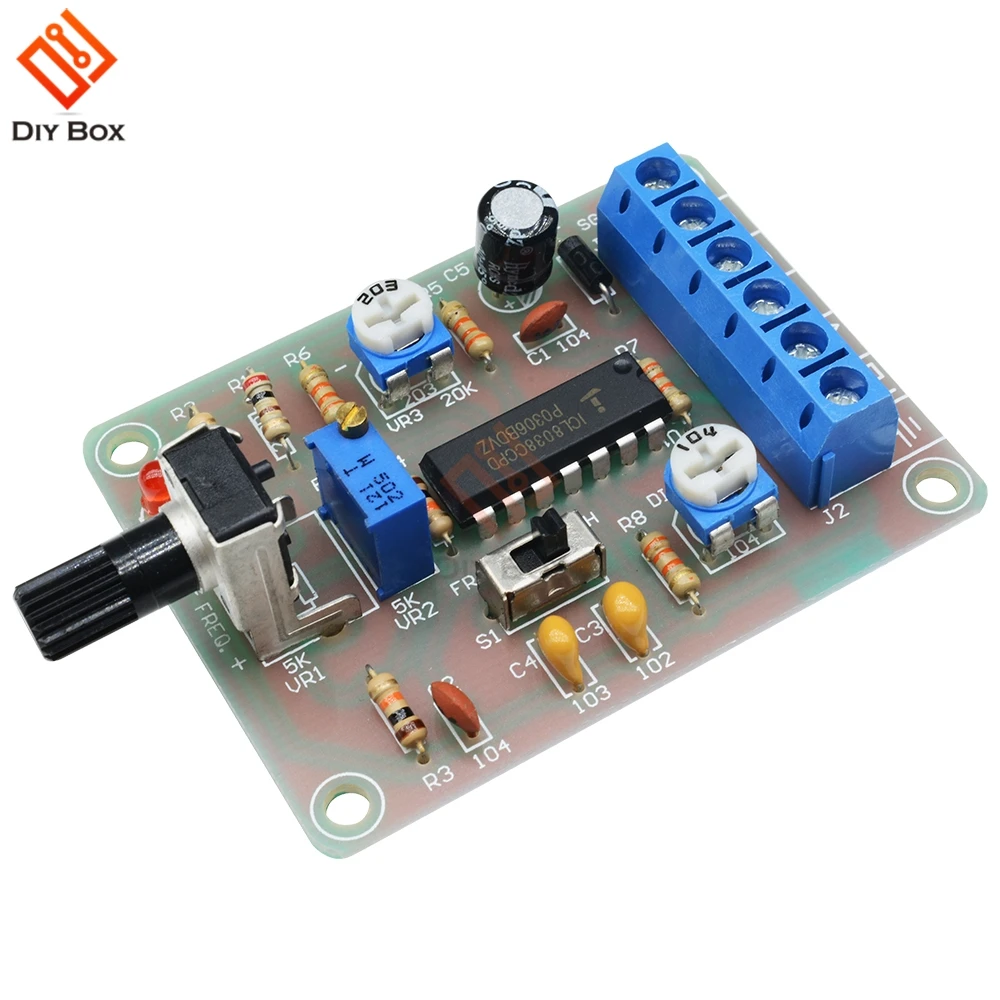 ICL8038 монолитная функция генератор сигналов модуль DIY Kit синус квадратный треугольник