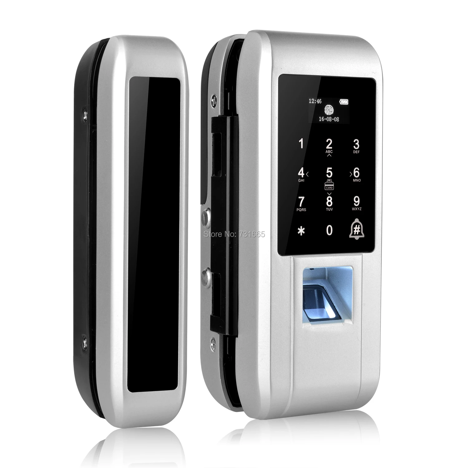 Стеклянный дверной замок офисный Электрический без ключа с сенсорной