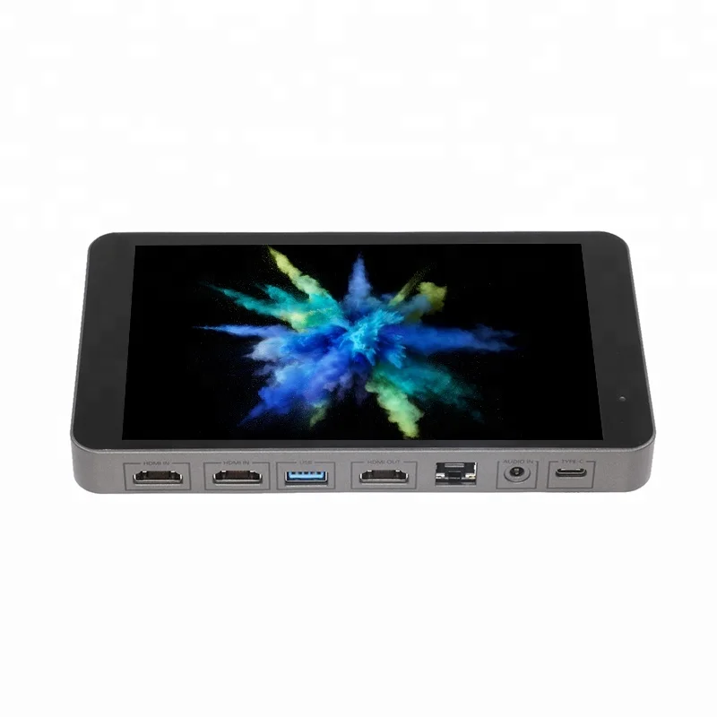 Сенсорный экран видео переключатель кодировщик LTE FDD/TDD 1080P 60HZ с облачным транскодированием Quick Charge 3,0