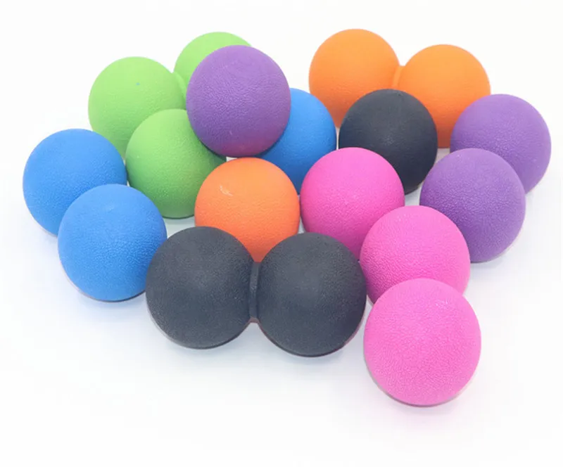 Двойной мяч для Лакросса арахисовый Массажный грудного отдела позвоночника