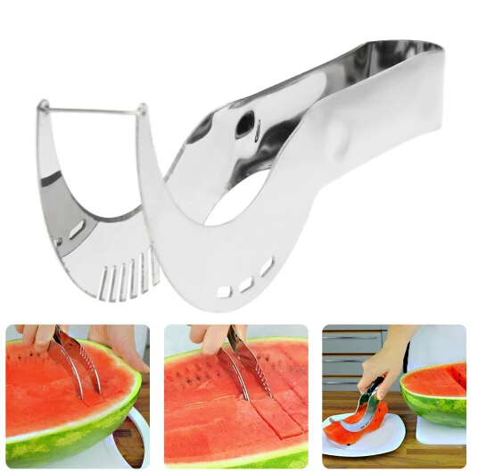 Летний горячий острый разделитель из нержавеющей стали слайсер для арбуза