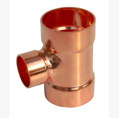 

10PCS/LOT Inner Diameter:12/8mm International Standard Copper Welding Tee Pipe Head Refrigeration Accessories