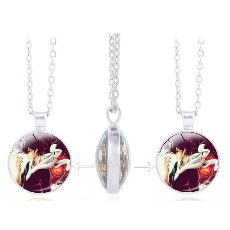 Anime Tokyo Ghoul JUZO SUZUYA REI Uta Kaneki Ken Touka Kirishima Double sided Pendant Jewelry Halloween Gifts | Украшения и