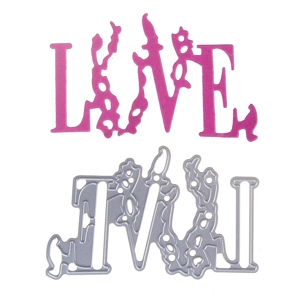 Estel Love Candle Border Металлические Стальные режущие штампы ручной работы тиснение нож