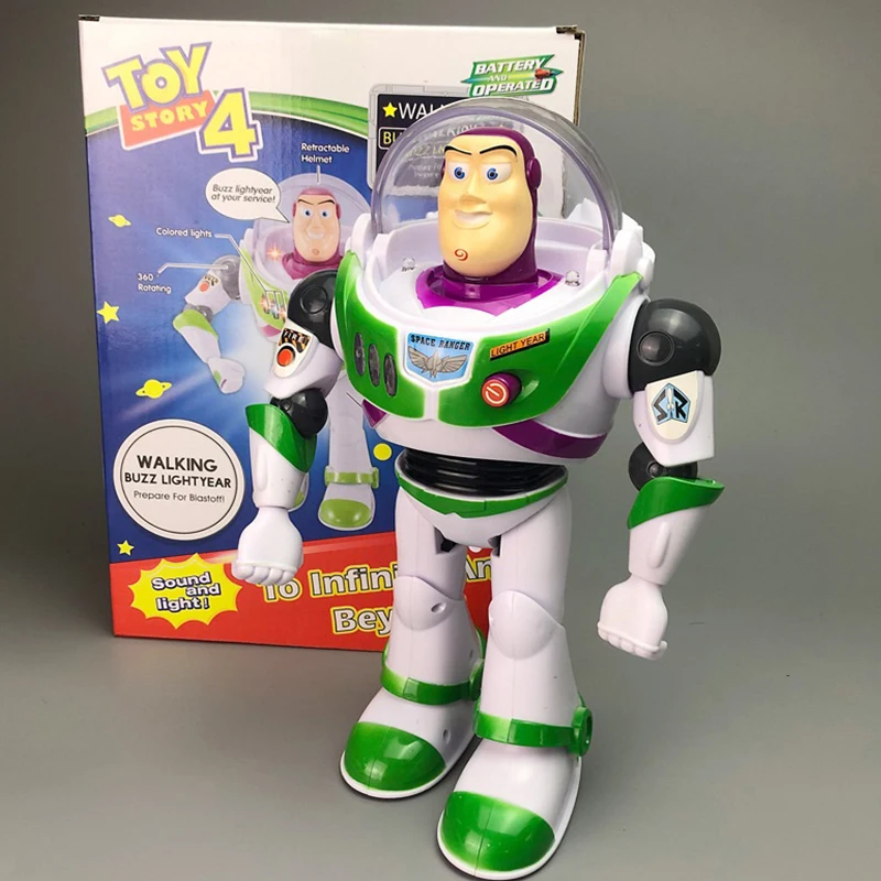 История игрушек 4 Buzz Lightyear кукла ходьба свет и звук фигурка горячие игрушки детские игрушки для Рождественский подарок