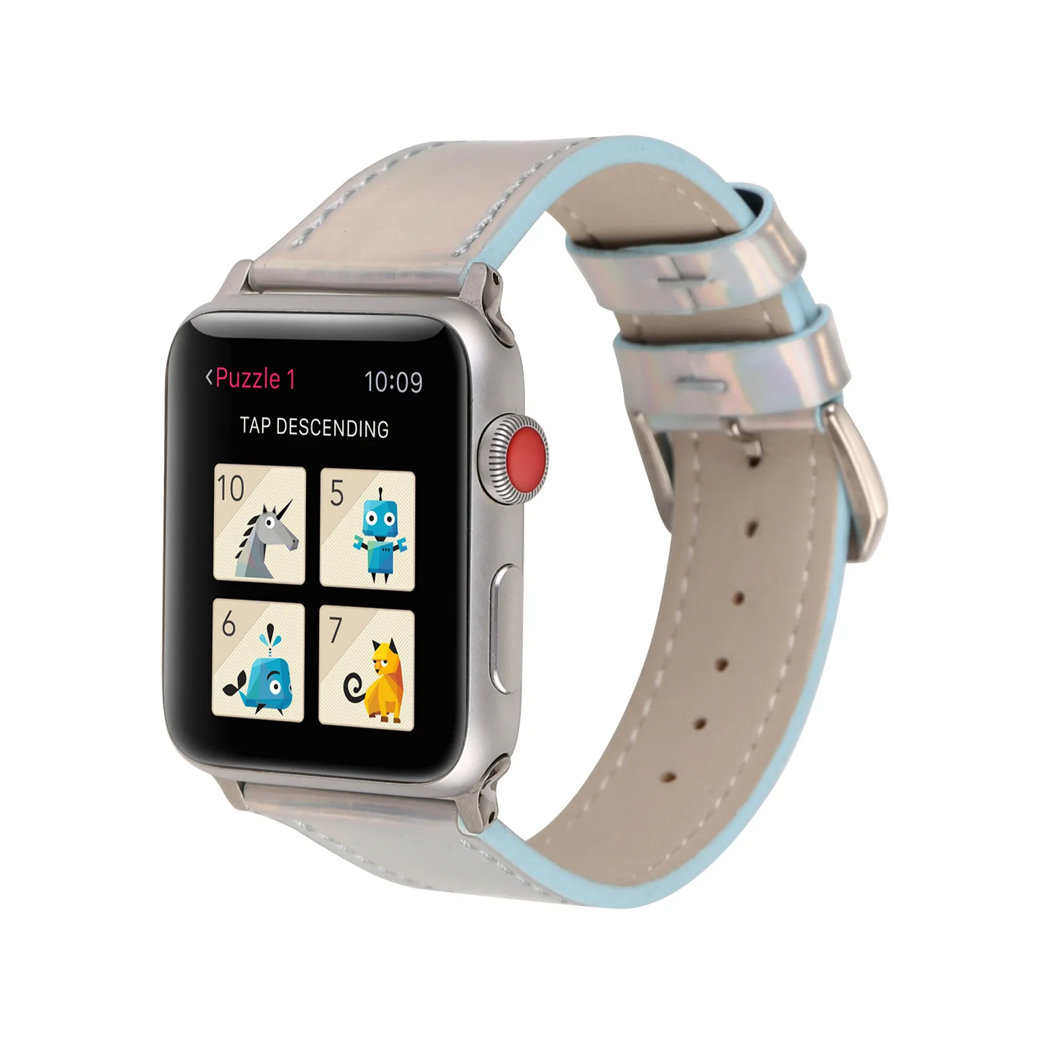Цветной Яркий кожаный ремешок для Apple Watch 38 мм 40 мм 42 мм 44 мм для iWatch ремешок серии 2 3 4 5 браслет