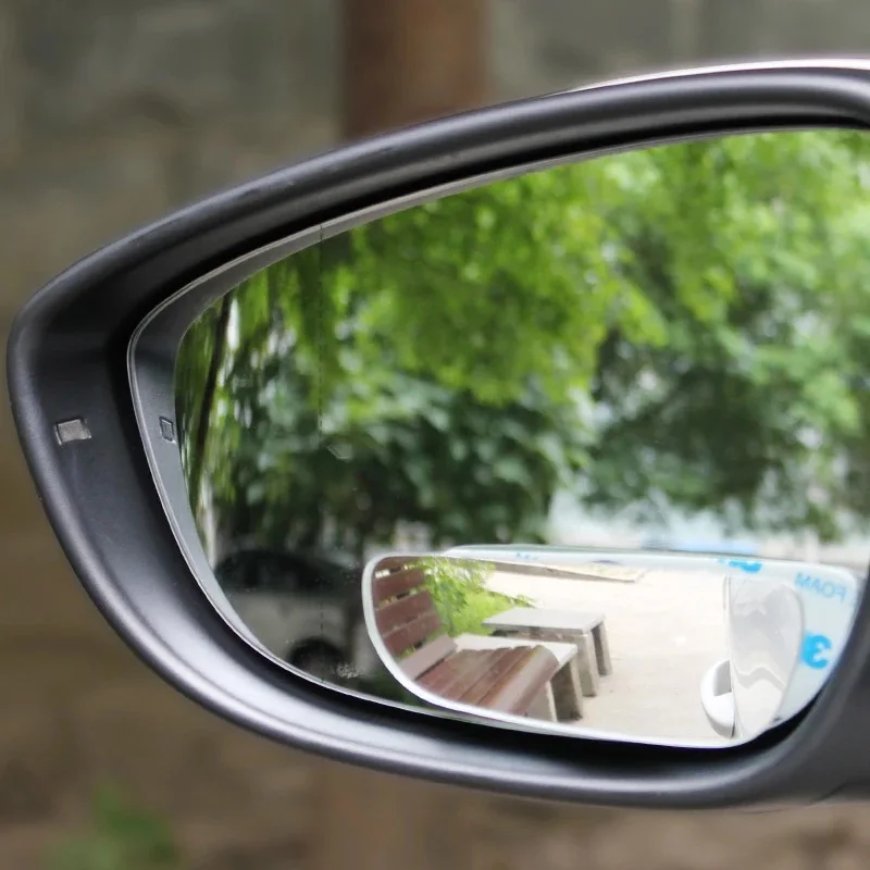 Автомобильное Зеркало 360, широкоугольное круглое выпуклое зеркало для автомобиля, боковое зеркало для слепых пятен, маленькое круглое зеркало заднего вида