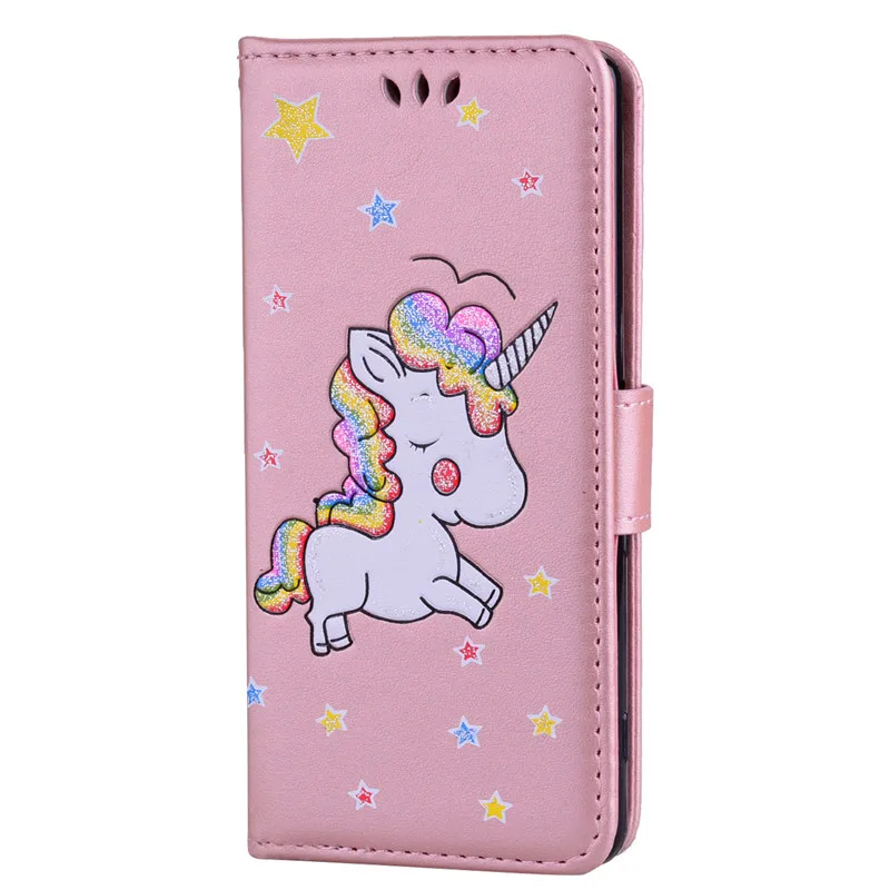 Чехол Wekays для sony Xperia X F5122 F5121/XA F3112 F3113/XZ F8331 кожаный+ ТПУ мягкий милый мультяшный чехол с единорогом