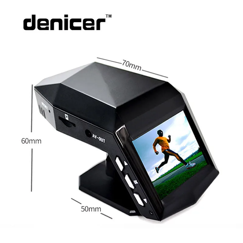 Denicer Автомобильный видеорегистратор ручная камера Full HD 1080P 30fps Dash 170 градусов