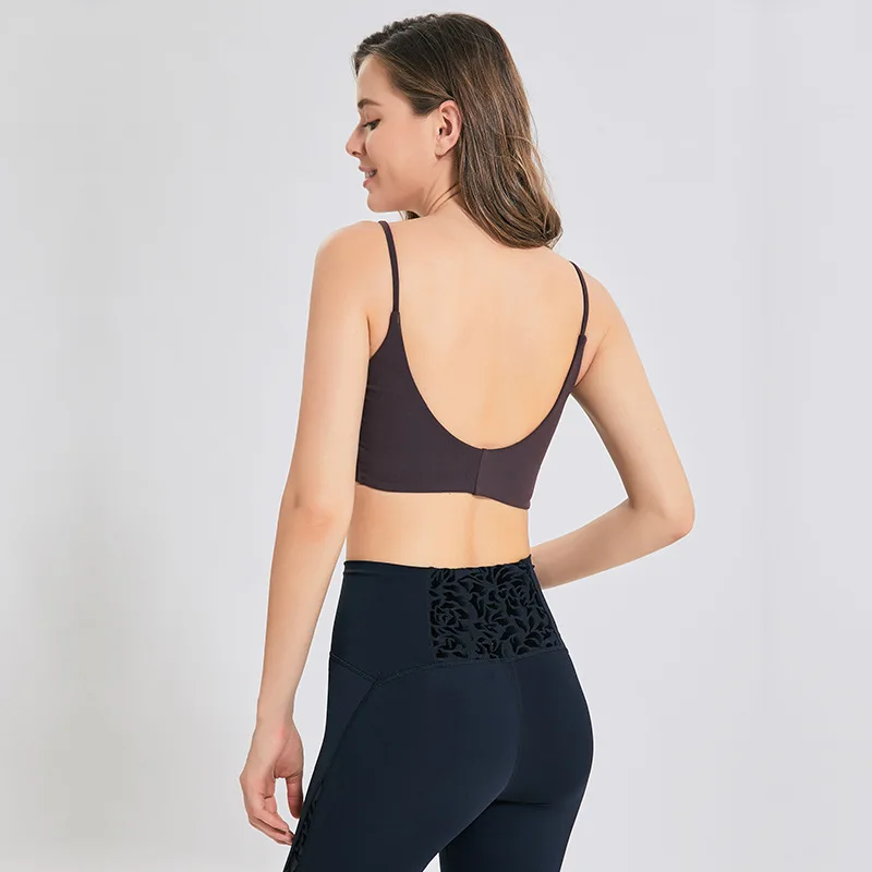 Женский бесшовный бюстгальтер пуш-ап для девушек, Удобный беспроводной Женский бюстгальтер с u-образным вырезом на спине, одежда для активного отдыха, женский короткий топ, нижнее белье
