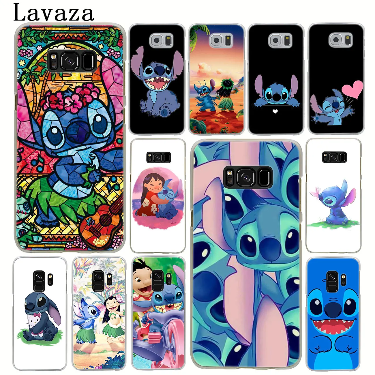Милый жесткий чехол для телефона Lavaza Lilo Stitch Samsung Galaxy S7 S6 Edge S8 S9 + S10 Plus