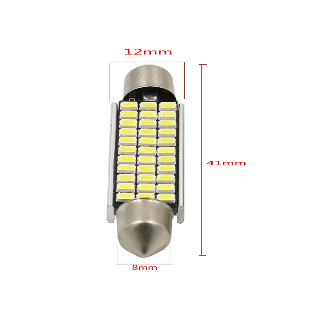 YSY 50X CANBUS Festoon Dome C5W 3014 ошибок авто светодиодный светильник чистый белый Чтение