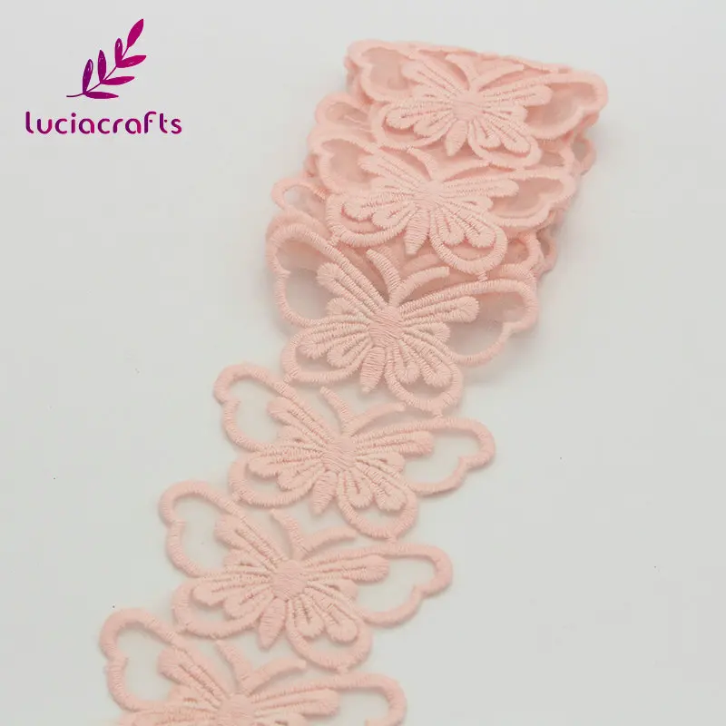 Lucia crafts 7,3 см Разноцветные формы Вязание Вышивка Хлопок Кружево DIY отделка Швейные аксессуары материалы N0513