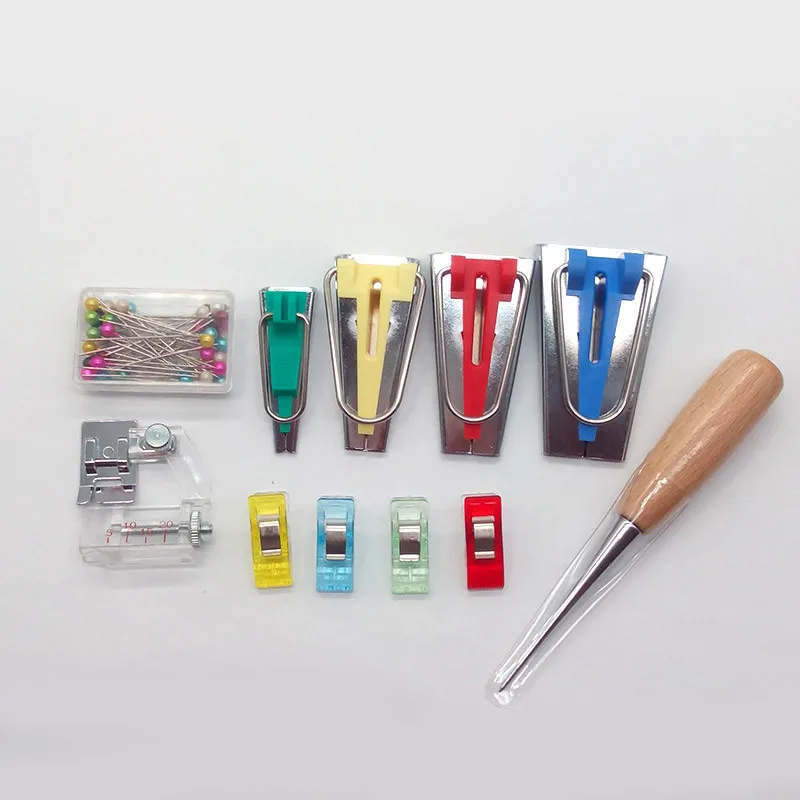 Тканевая клеверная лента инструмент для обвязки шило ног|tape maker|bias tape makerbias binding