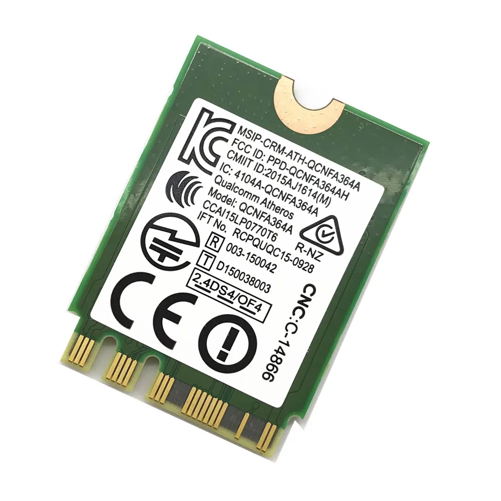 Для Bigfoot Killer Wireless AC 1535 Atheros QCNFA364A NGFF двухдиапазонный 802.11ac M.2 беспроводная карта +