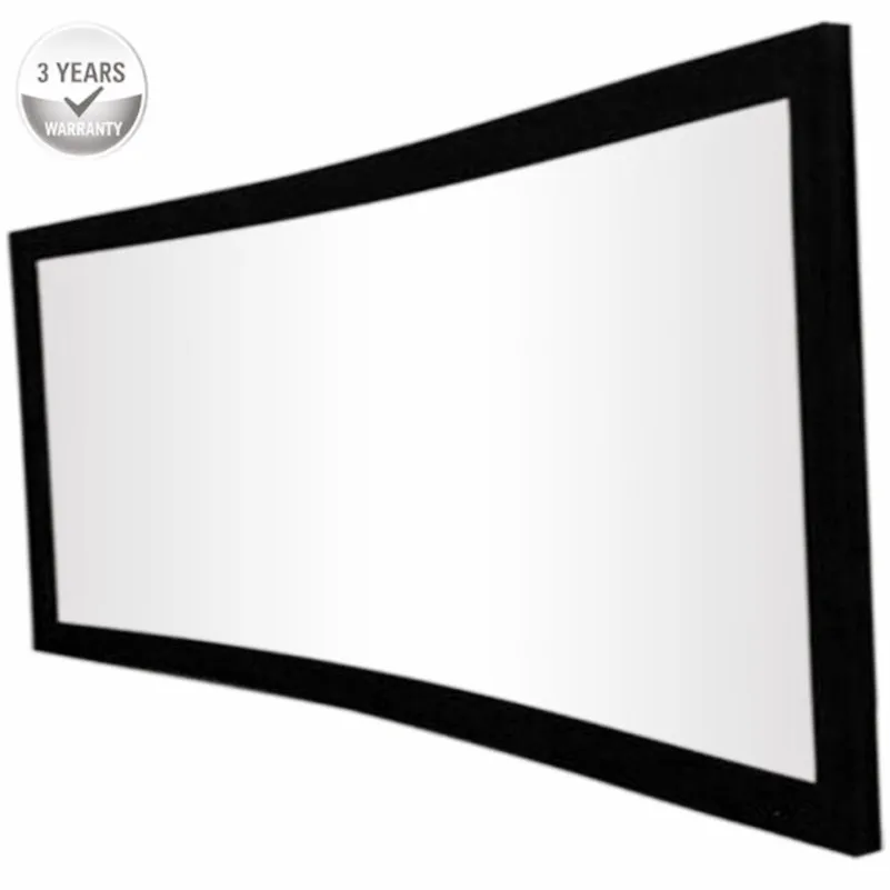F3UCW 2.35:1 ультраширокий кинотеатр белого лучшего качества 4K изогнутая