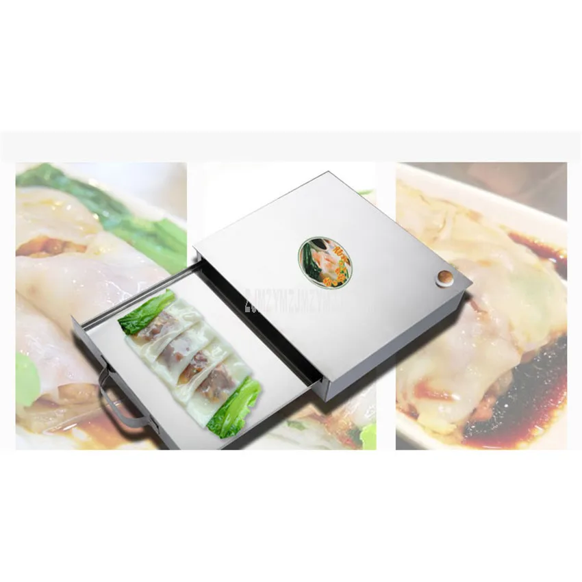 

Household Use 1 Layer Stainless Steel Rice Noodle Roll Steamed Bun Steam Machine Vermicelli Roll Steaming Furnace Food Steamer