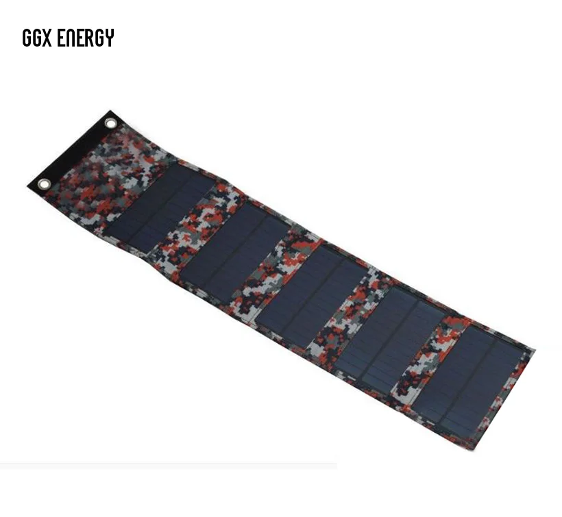 Складная солнечная панель GGX ENERGY 10 Вт USB 5 В сумка для зарядки портативное зарядное