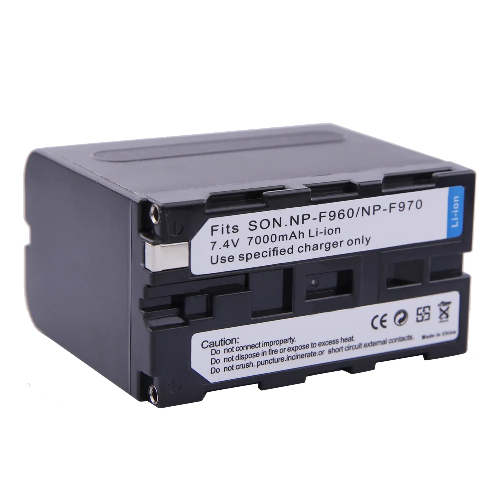 2 шт./лот 7 4 в 7000 мАч NP-F970 NP F970 NP-F960 NP-F950 6600 аккумуляторная батарея для Sony CCD-RV100 CCD-TRV58 z1