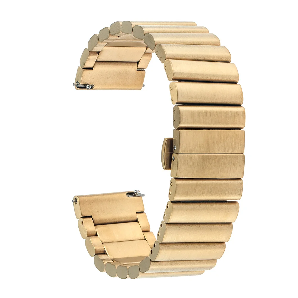 22 мм ремешок для часов из нержавеющей стали ASUS Zenwatch 2 LG G Watch W100 W110 Urbane W150 Pebble Time Quick