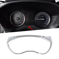 car stickers carbon fiber grain abs material instrument dashboard meter panel decoration cover trim for subaru forester sk 2018