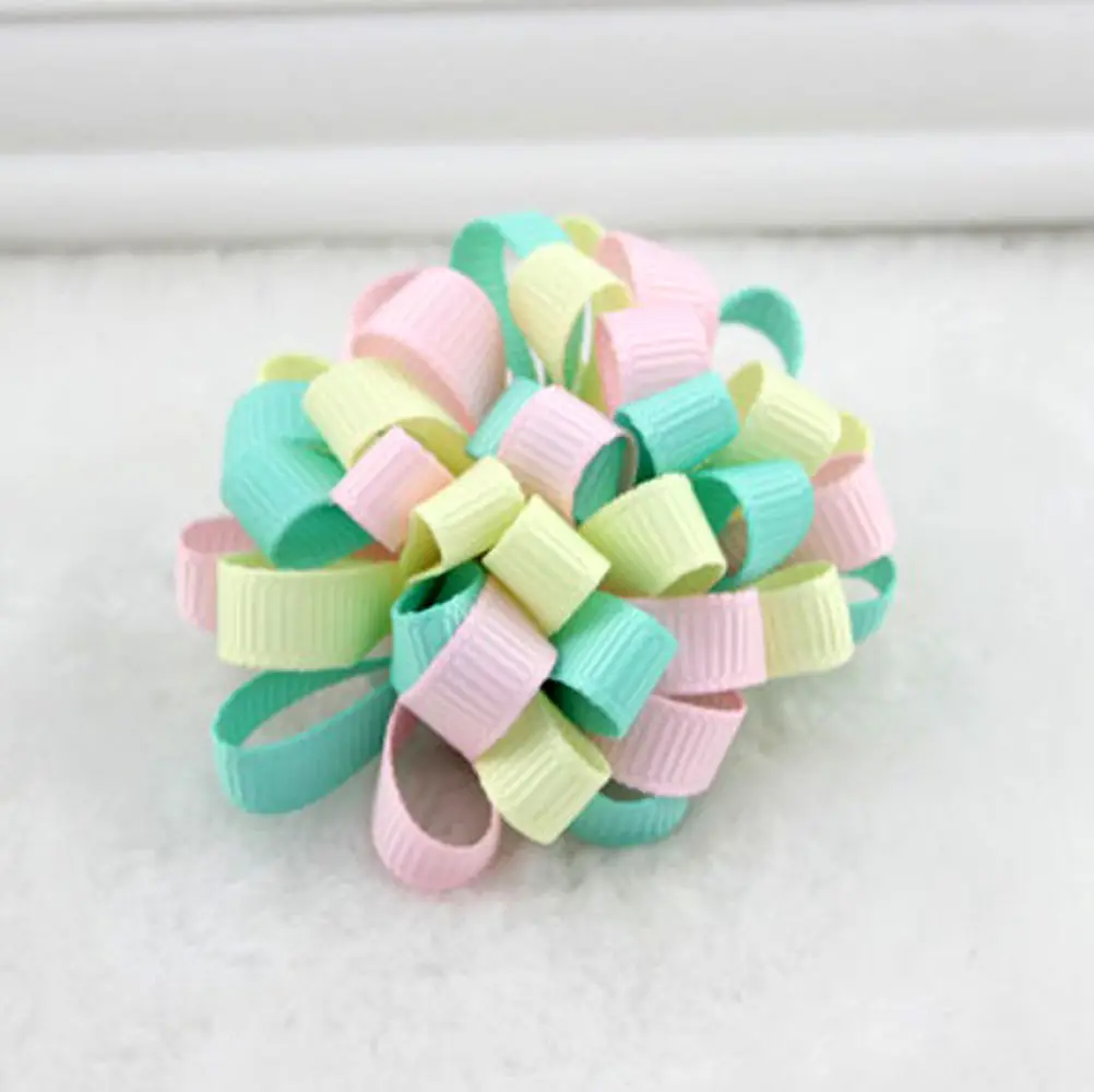 3 шт. детские заколки для волос с ленточным бантом|clip snap|clip colorclip with hairs |