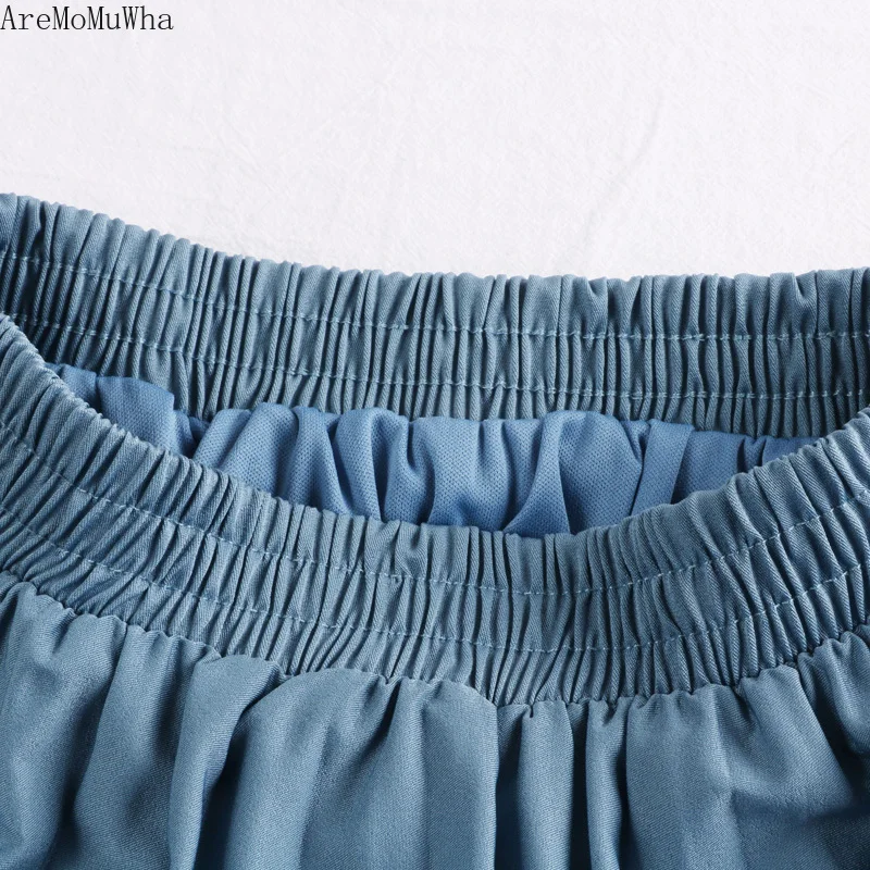 Осенняя Новинка 2019 облегающая плиссированная Асимметричная юбка AreMoMuWha с высокой