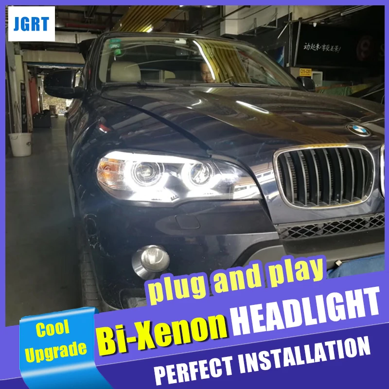 Новинка Стайлинг автомобиля для BMW X5 E70 фары 2007-2013 автомобильные светодиодный ные