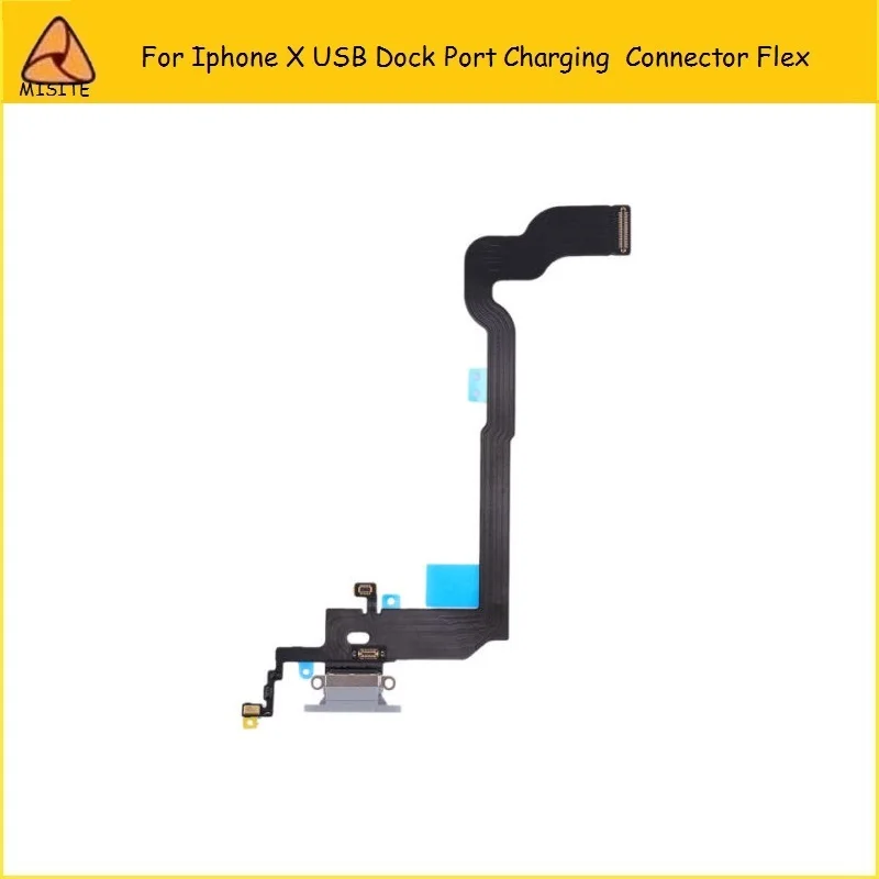 Новинка 100 шт./лот шлейф для зарядного устройства USB iPhone X десять 10 порт зарядки