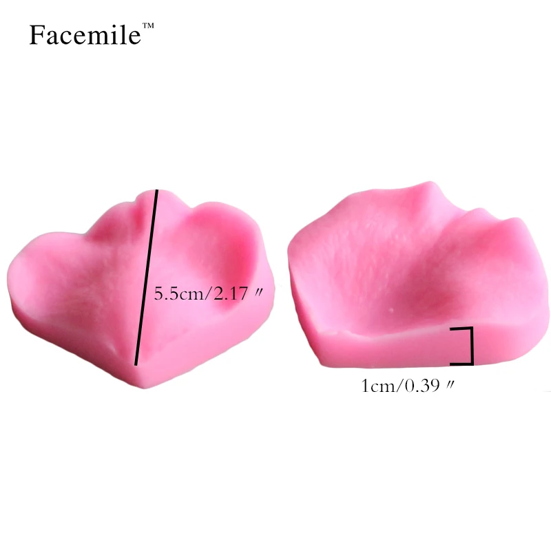 Facemile 22 шт. силиконовые лепесток листьев плесень цветы помадка плесень шоколад десен паста формы помадка торт Бродер украшения Инструменты