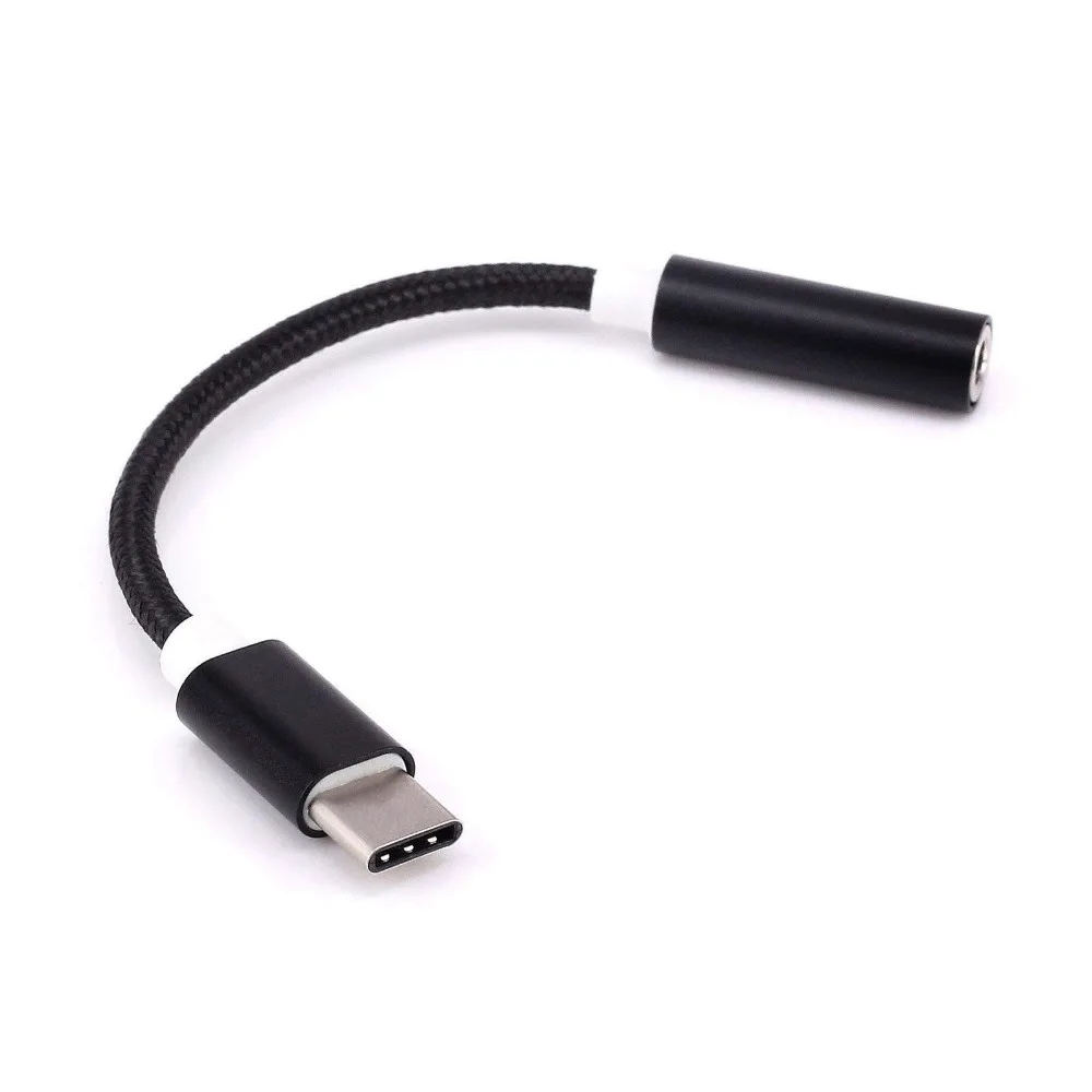 Кабель адаптер Tonbux Aux материал нейлон USB C аудиокабель типа до 3 5 мм Музыкальный