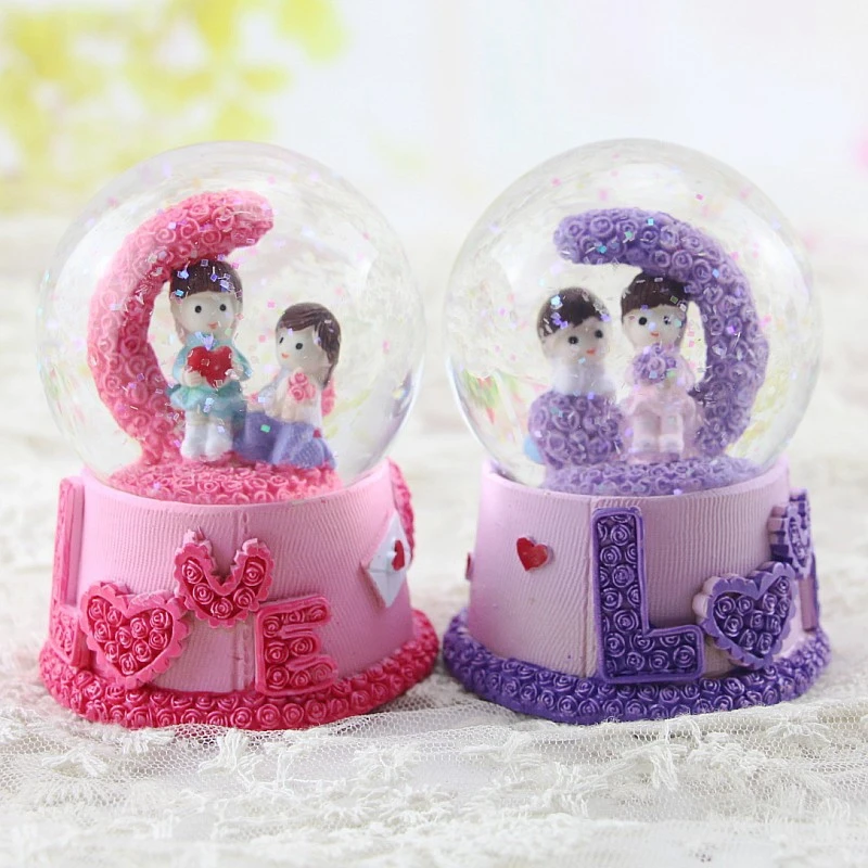 Креативное домашнее украшение Террариум для влюбленных Настольный хрустальный