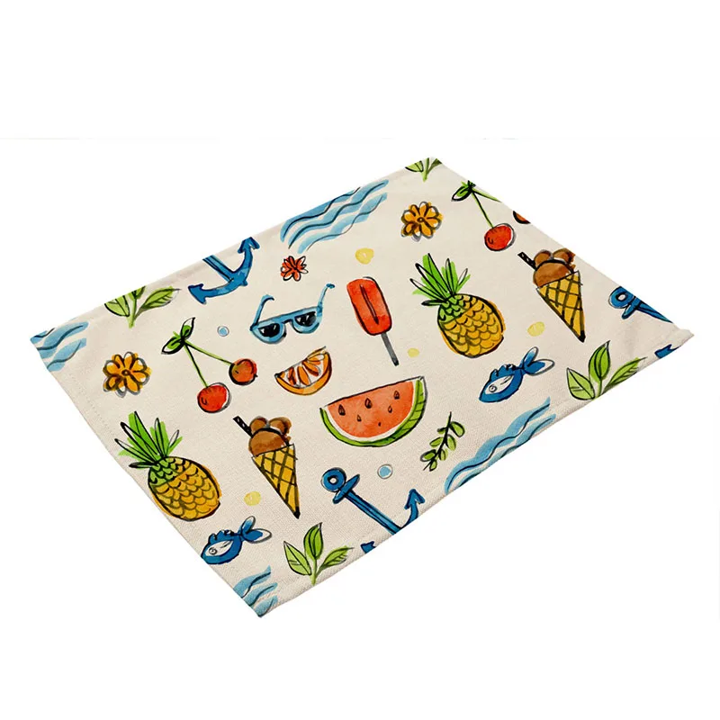 Стол в форме фруктов микс 8 стилей салфетки с принтом клубники арбуза вишни